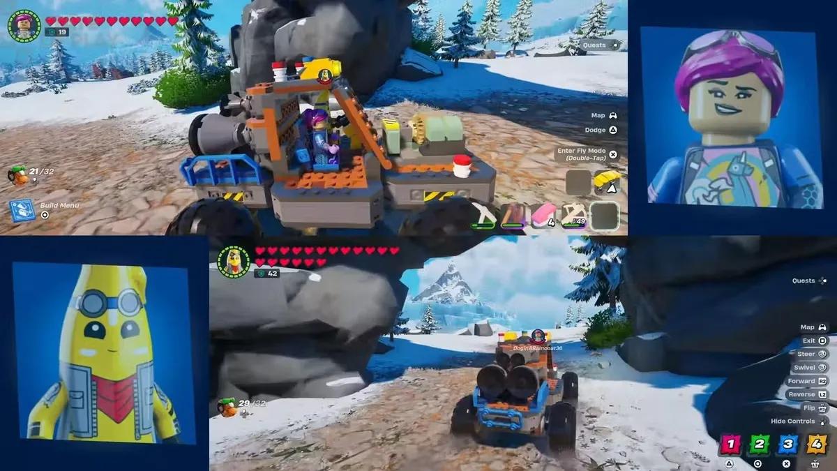 У жовтні цього року у LEGO Fortnite з'явиться режим розділеного екрану: Нова ера локальної багатокористувацької гри!