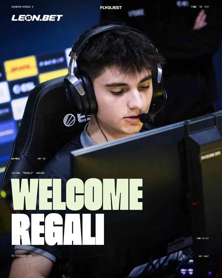 FlyQuest підписує Sniper Regali до свого списку CS2, замінивши aliStair