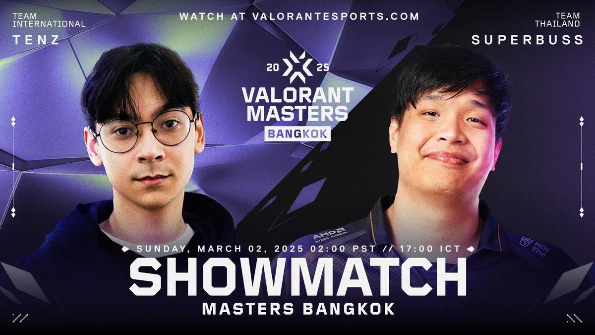 Riot Games представлять нового агента Valorant під час шоу-матчу на Valorant Masters Bangkok 2025