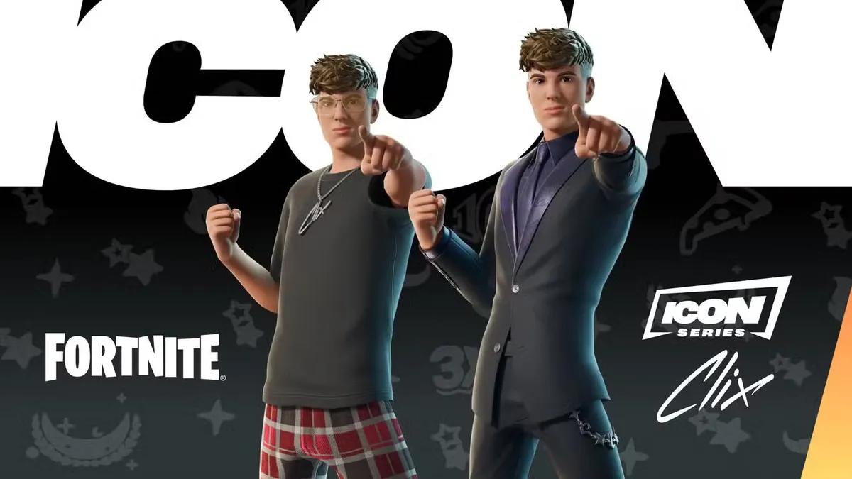 Fortnite представляє серію скінів Clix Icon, чашку Icon та ексклюзивну косметику