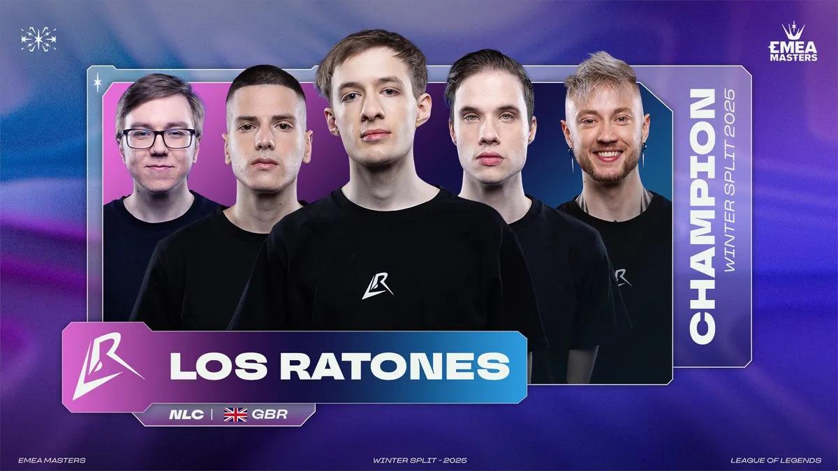 Нестримні: Los Ratones претендують на титул EMEA Masters Winter 2025