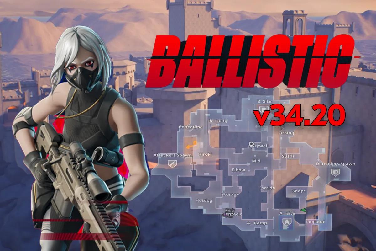 Нова балістична карта Fortnite - деталі патчу v34.20