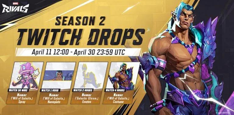 Marvel Rivals запускає 2 сезон з ексклюзивними Twitch-дропами для гравців