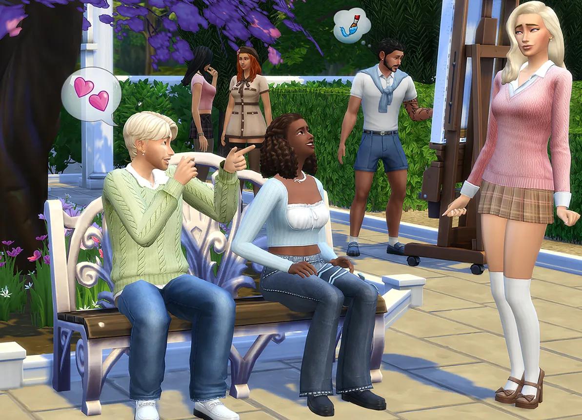 Sims 4 щойно став більш безладним, старшим і якимось чином моднішим — і університетське життя знову оживає.