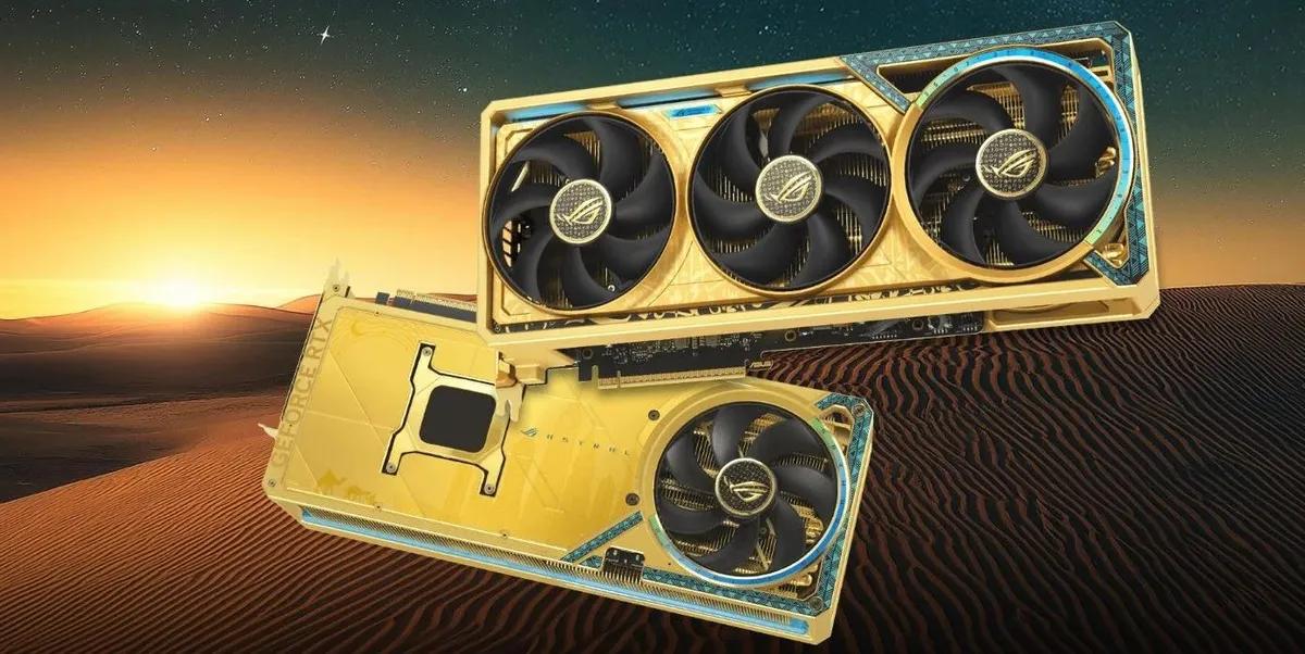 ASUS представила ультра-розкішну RTX 5090 із золотим покриттям для ринку Саудівської Аравії