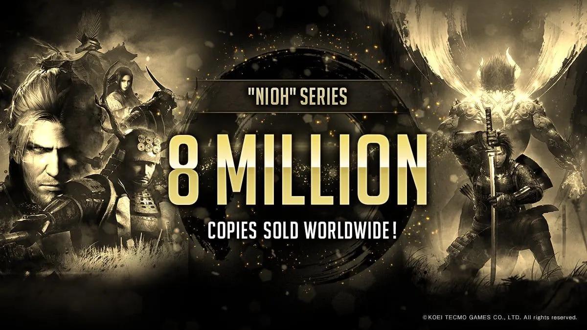 Загальний обсяг продажів серії Nioh перевищив 8 мільйонів примірників