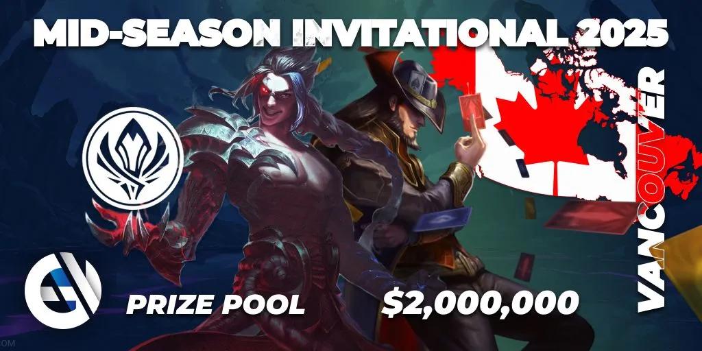 Riot Games оголосила про стріми MSI 2025, нагороди від Twitch і призи від Pick'ems