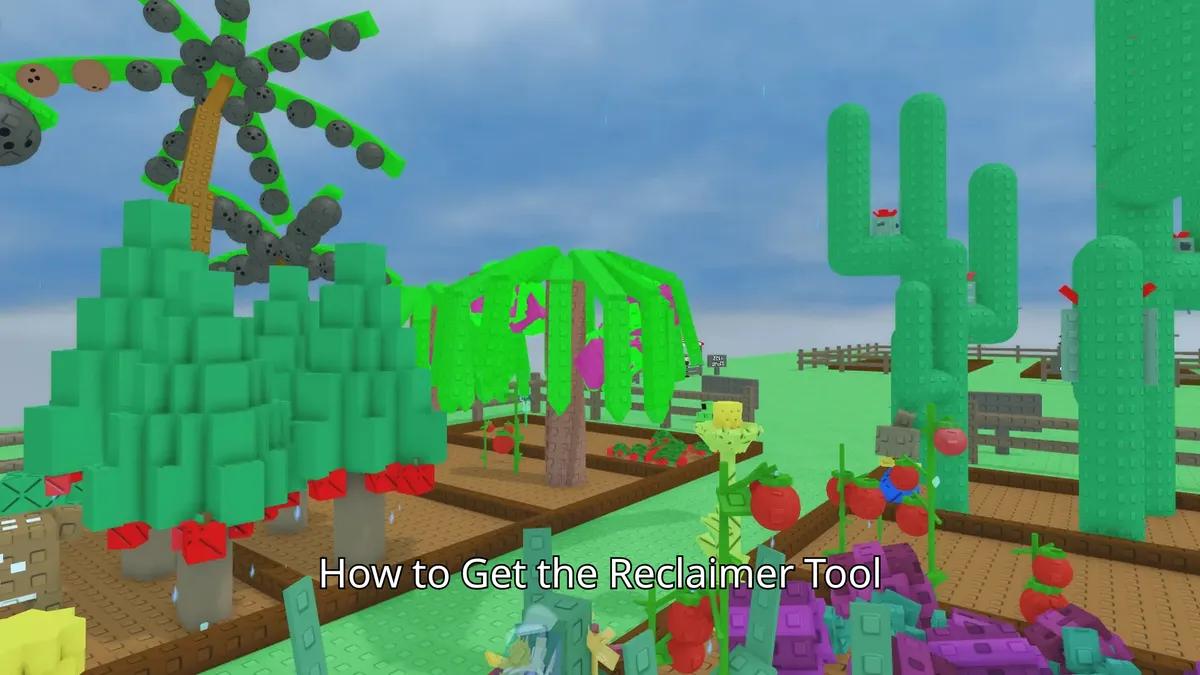 Roblox вирощує сад: Як отримати інструмент Reclaimer