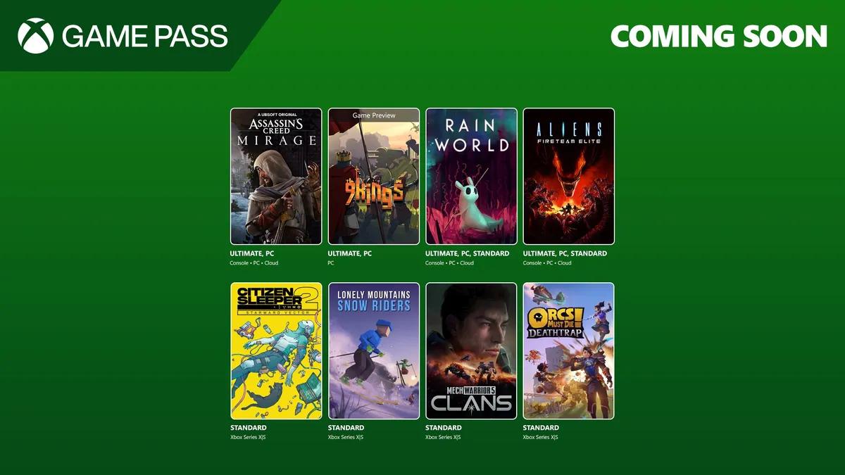 Microsoft оголосила першу лінійку ігор в Xbox Game Pass на серпень 2025 року