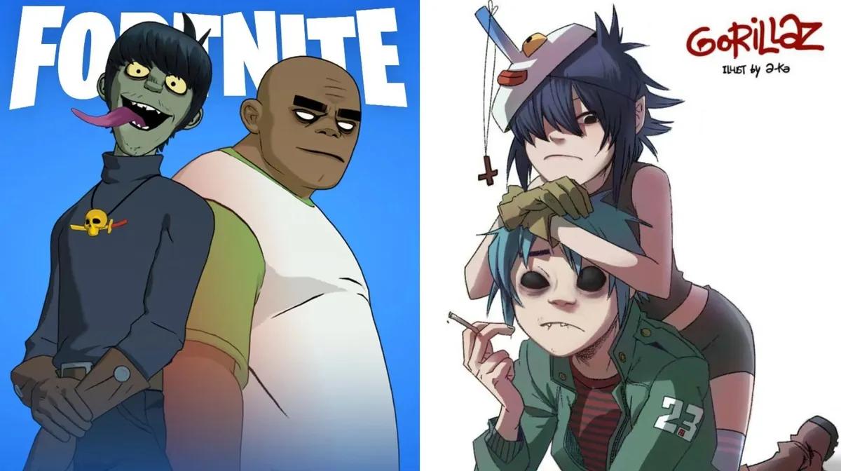Скіни Gorillaz, за чутками, приєднаються до 10-го сезону фестивалю Fortnite