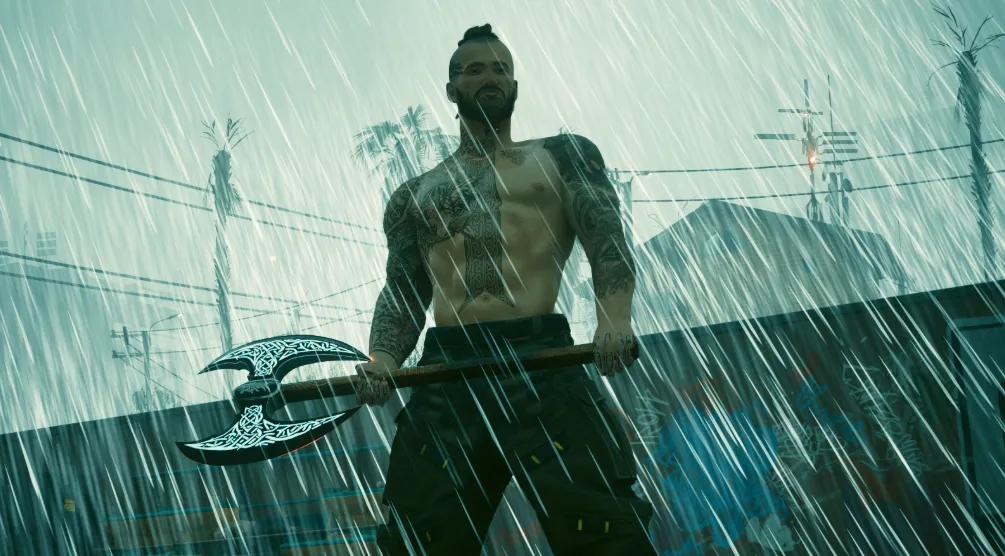Моди для Cyberpunk 2077 з брутальною бойовою сокирою та інтеграцією штучного інтелекту ChatGPT
