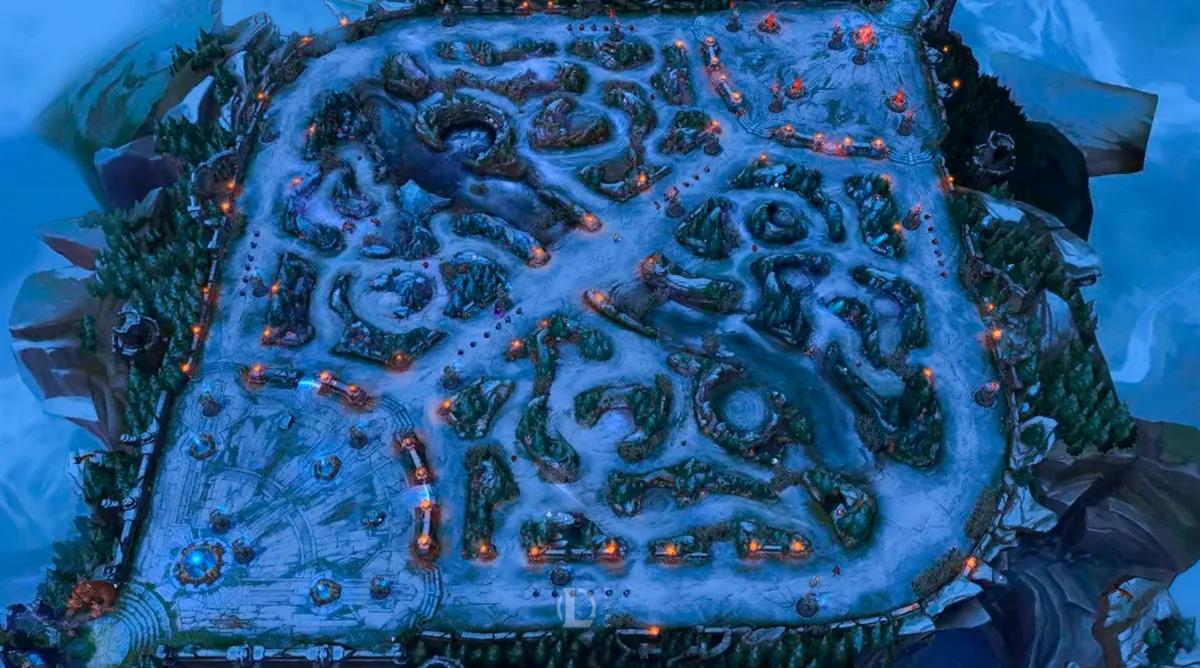 Зимова мапа повертається у патчі 25.23 для League of Legends