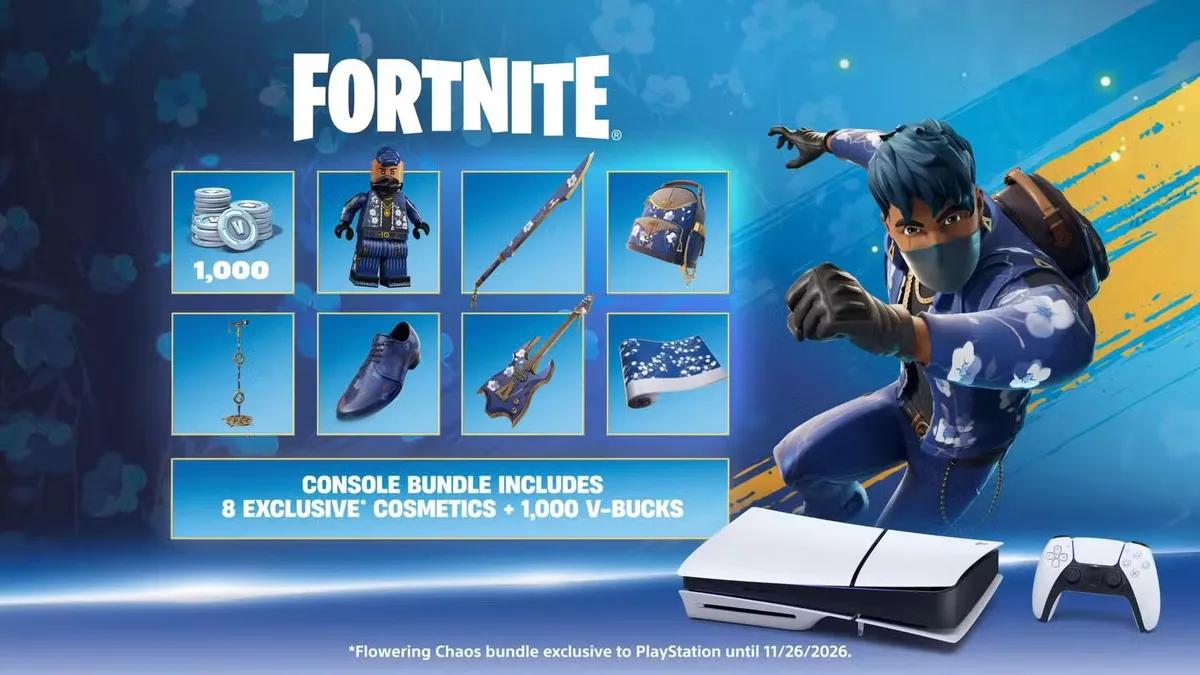 Sony підтвердила набір PS5 на Чорну п'ятницю 2025 року з Fortnite у комплекті: Квітучий хаос