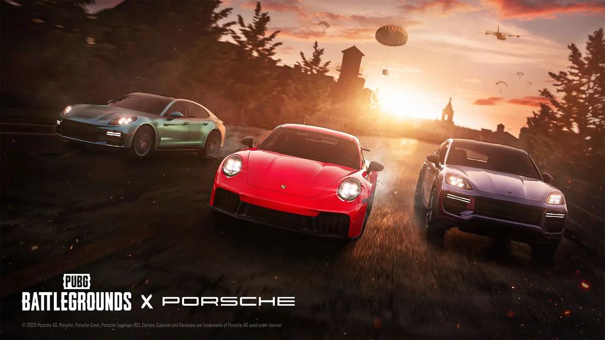 PUBG Mobile x Porsche повертається у версії 4.1: подія Motor Cruise виводить культові суперкари на поля битв