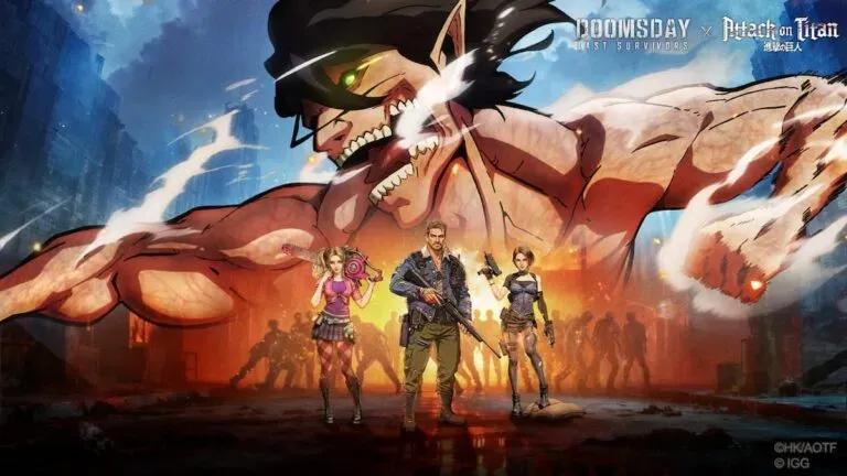 Doomsday: Last Survivors починає кросовер з Attack on Titan, який розпочнеться у 2026 році