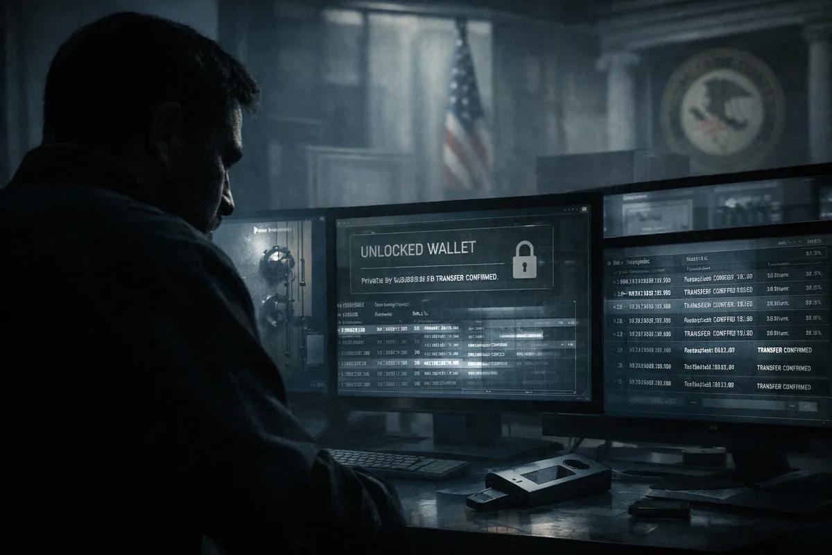 Як син підрядника USMS роками викрадав криптовалюту в уряду США