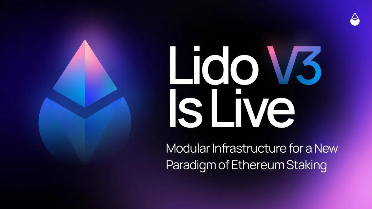 Lido запускає V3 в основній мережі Ethereum