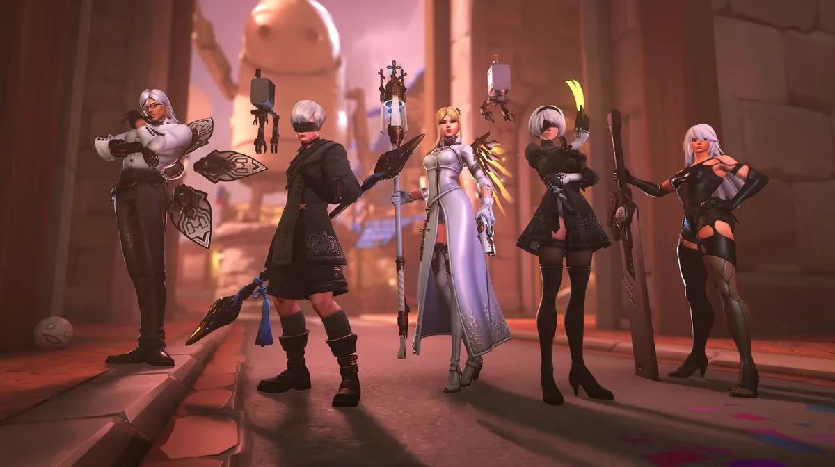 Overwatch x NieR: Automata Collaboration виходить з п'ятьма преміум-скінами