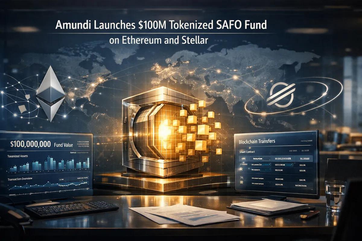 Amundi запускає токенізований фонд SAFO на суму 100 мільйонів доларів на Ethereum та Stellar