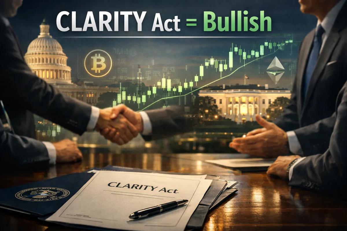 Значний бичачий каталізатор для криптовалют! Сенатори США та Білий дім досягли принципової угоди щодо Закону CLARITY