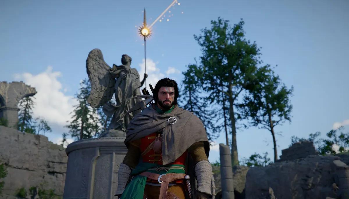 Проходження головоломки "Руїни на рівнинах сходу сонця" в Багряній пустелі