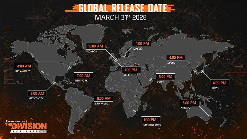 The Division Resurgence запускається глобально з винагородами Day One Rewards