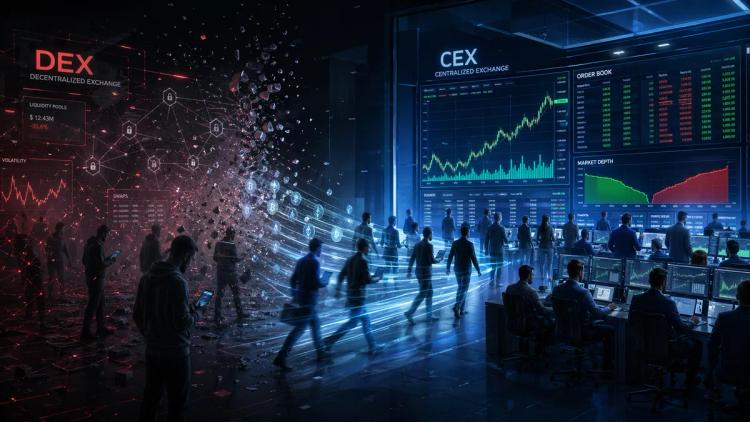 Трейдери масово переходять з DEX на CEX