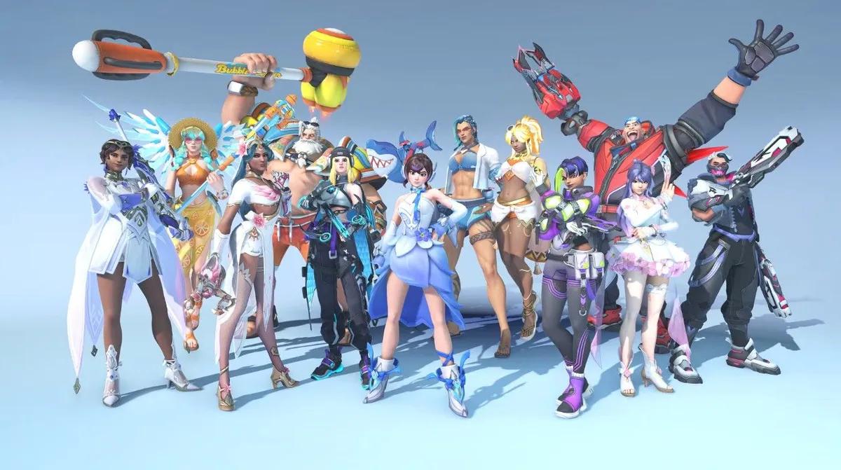 Опитування в Overwatch показало нові концепції скінів - від бойових акул до пекельних байкерів