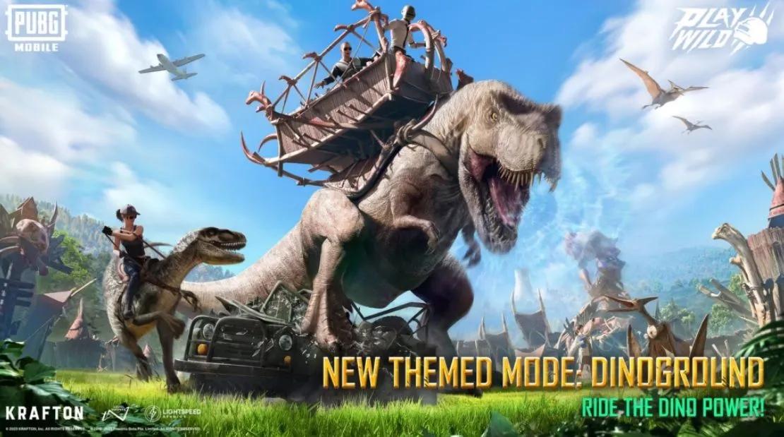 У PUBG Mobile з'явився режим Dinoground, який виводить динозаврів на поле бою