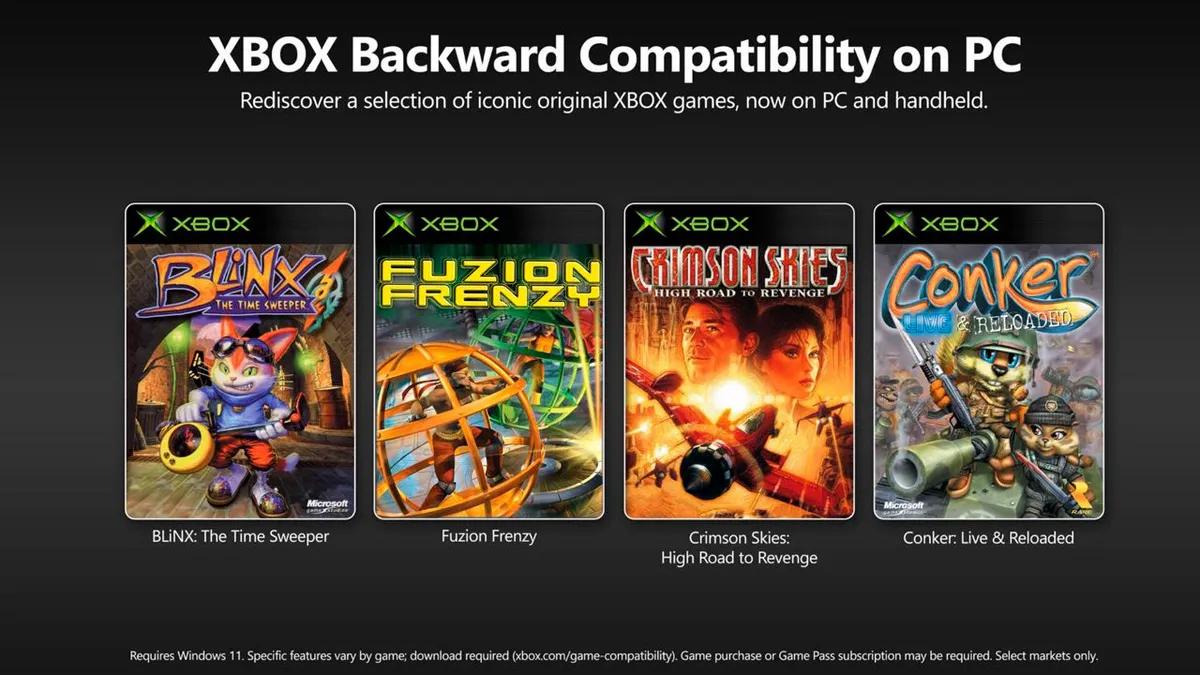 Xbox анонсував функцію зворотньої сумісніості на ПК; підтверджено чотири доступні гри