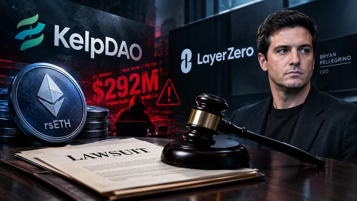 KelpDAO подає до суду на LayerZero та його генерального директора Браяна Пеллегріно через злом rsETH на 292 мільйони доларів.