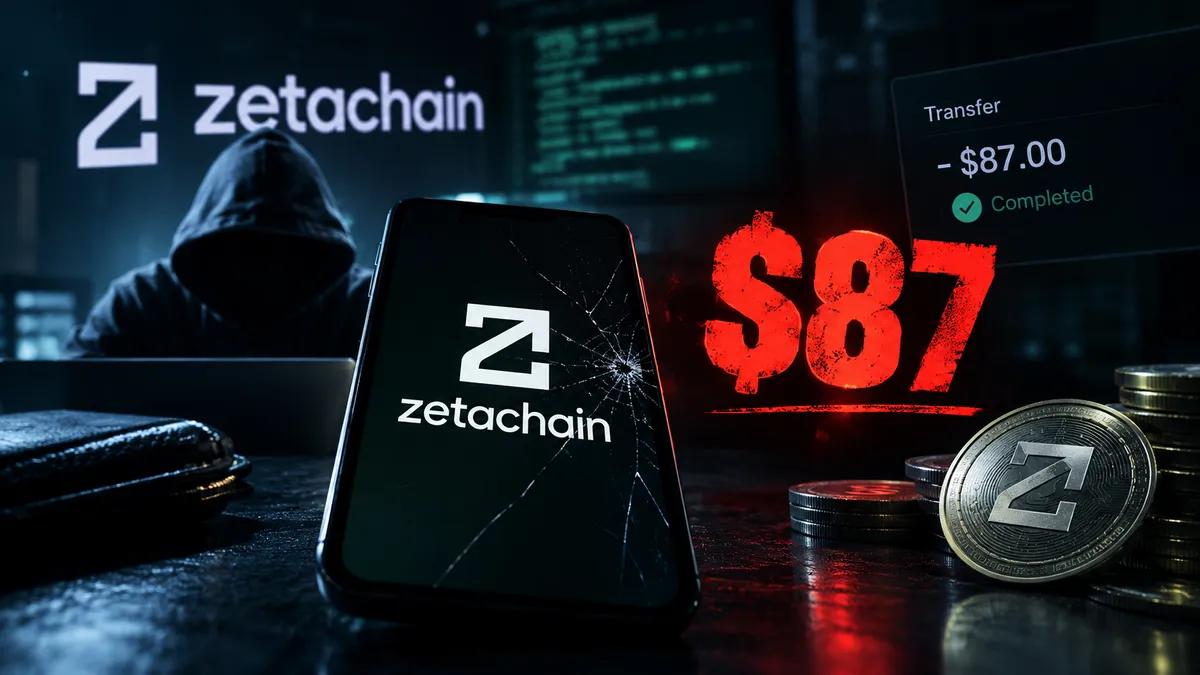 Повідомляється, що ZetaChain було зламано за 87 доларів. Не мільйони. Доларів.
