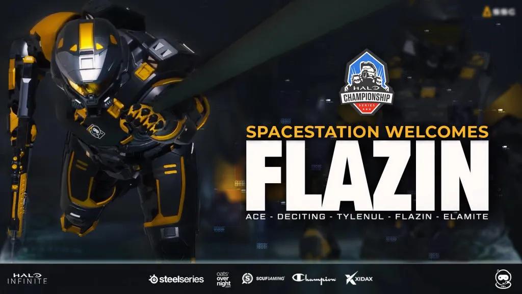 Flazin becomes the fourth player at Spacestation Gaming