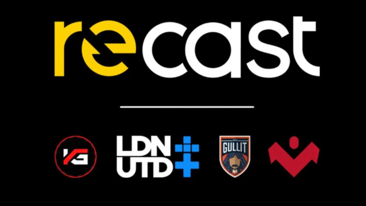 Recast partners with Viperio, LDN UTD, Team Gullit and Katana Gaming