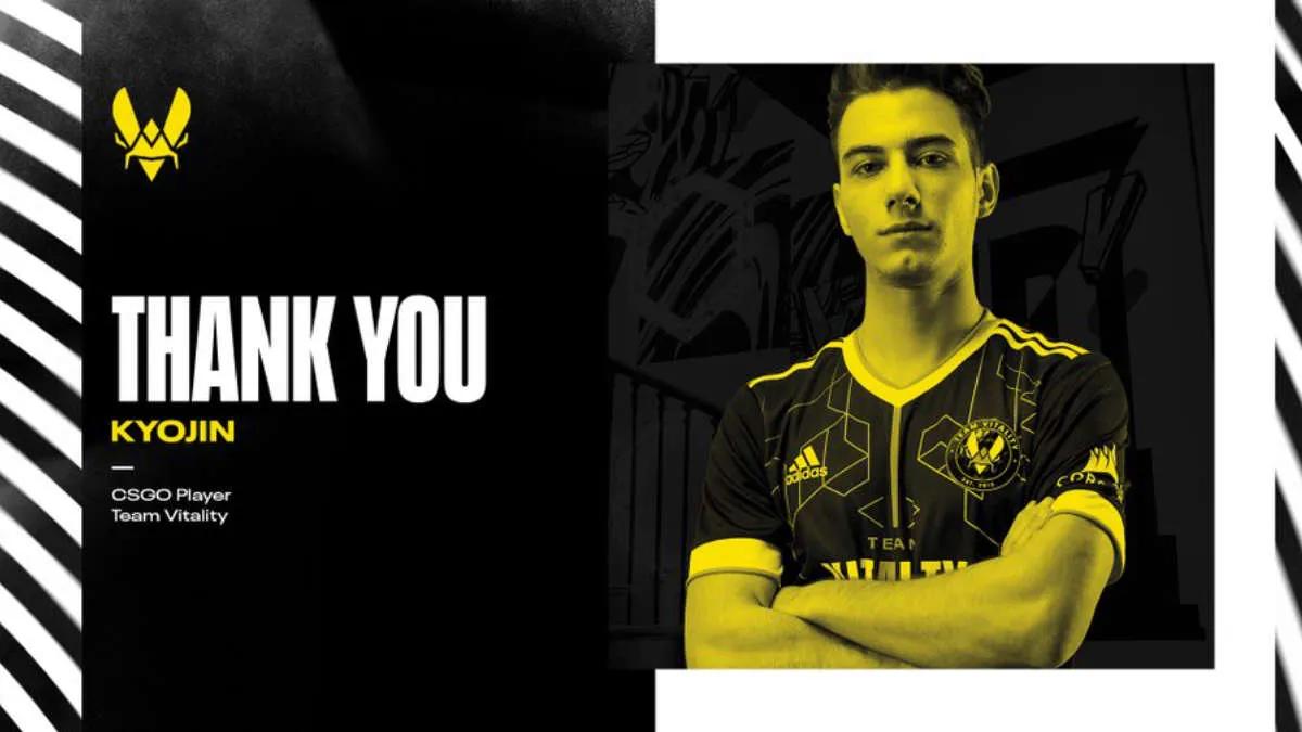 Kyojin has officially left Team Vitality