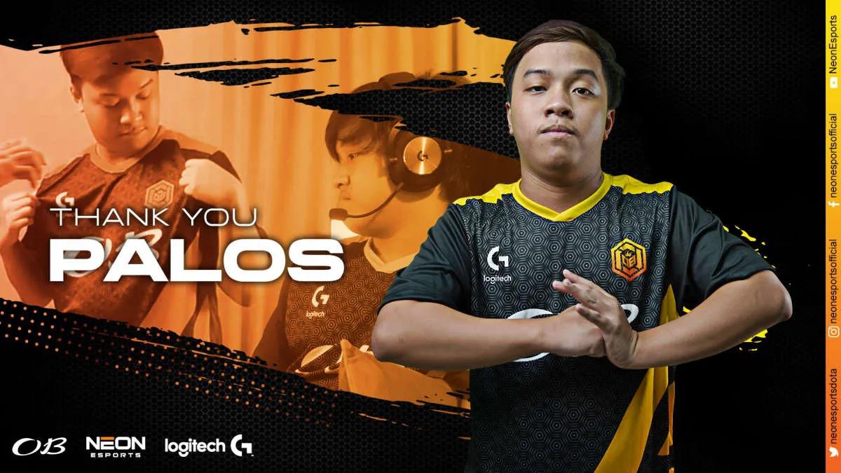 Palos leaves OB Esports x Neon