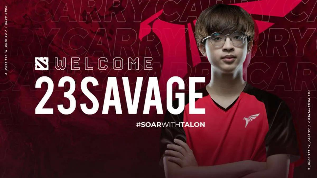 23savage completes Talon Esports roster