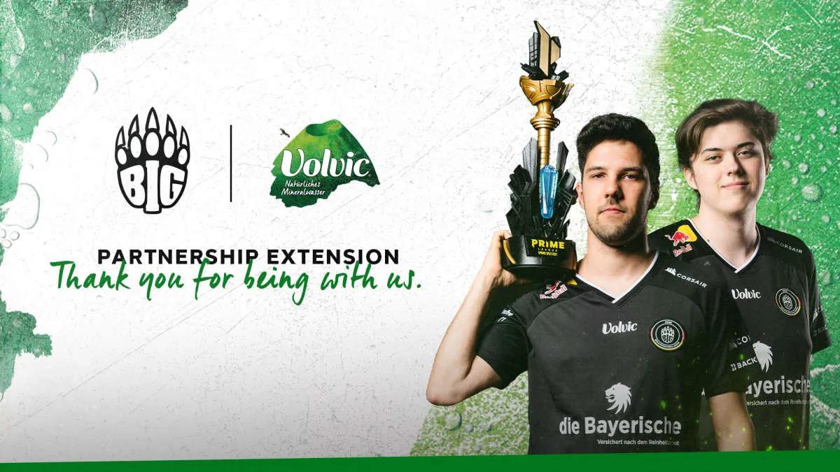 BIG renews partnership with Volvic