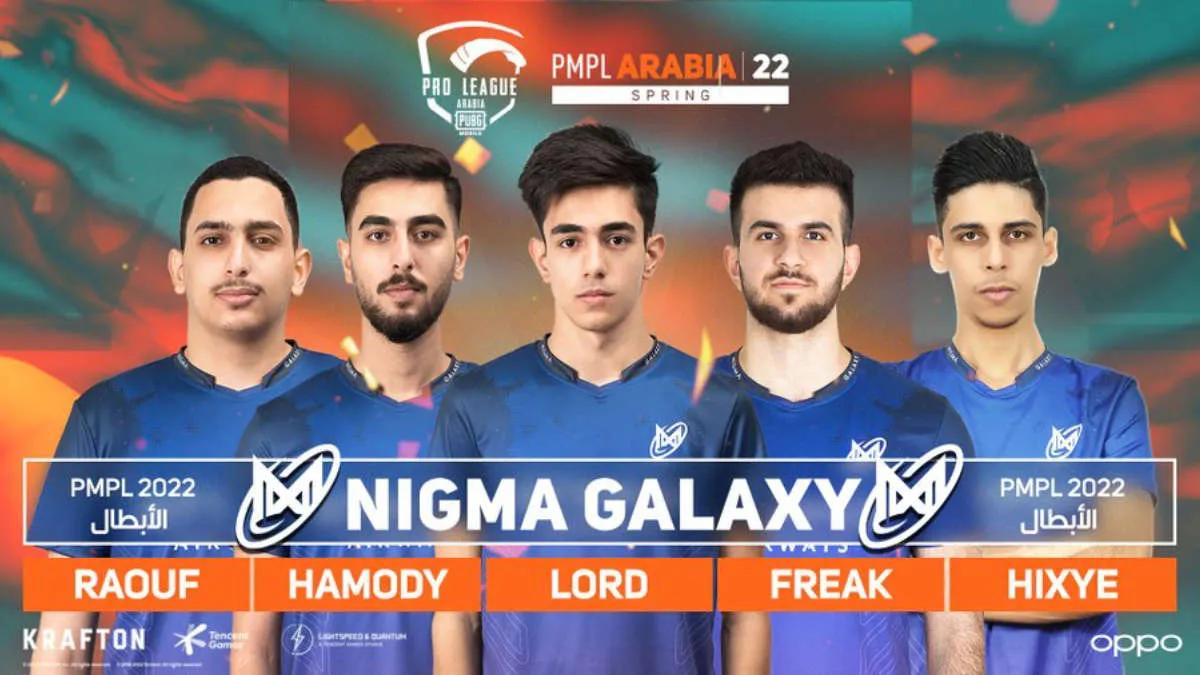 Nigma Galaxy became the champion of PUBG Mobile Pro League - Arabia Spring 2022