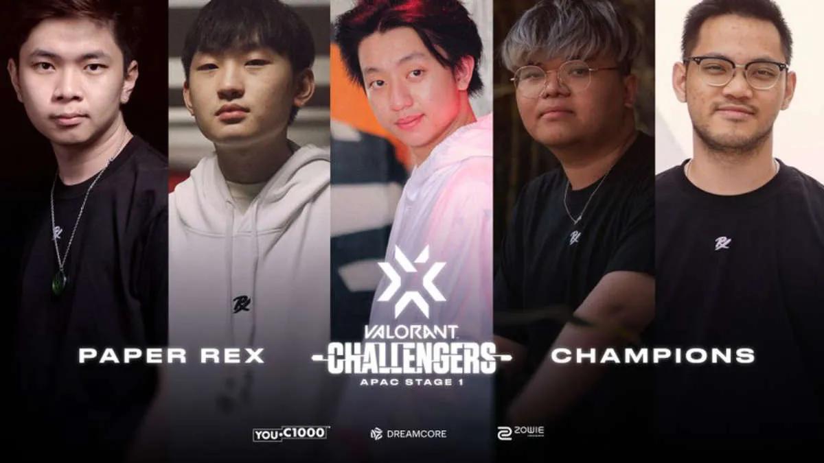 Paper Rex wins VALORANT Champions Tour 2022: APAC Stage 1 Challengers