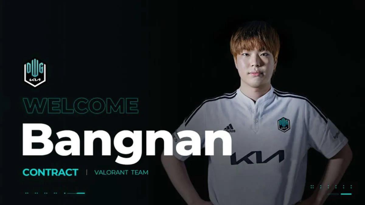 Bangnan Joins DAMWON Gaming