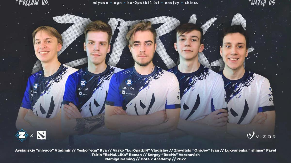 Nemiga Gaming opened the second roster — Zorka