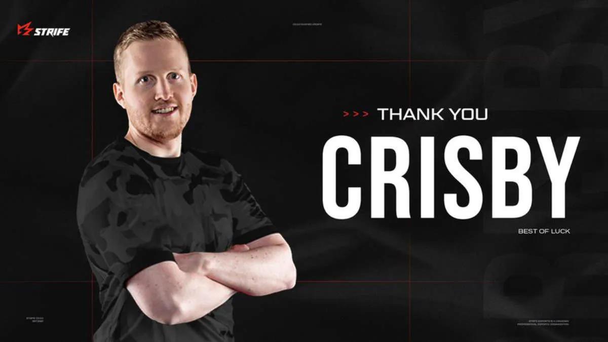 crisby steps down as Strife Esports coach