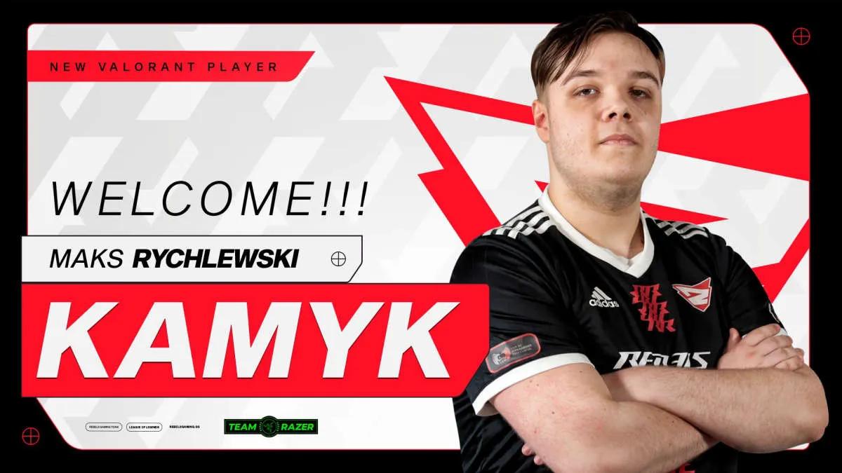 kamyk joined Rebels Gaming