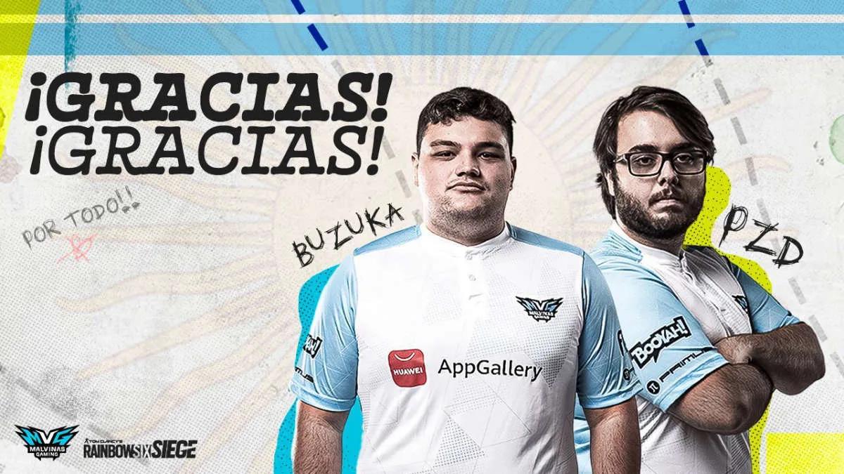 Malvinas Gaming say goodbye to two roster players