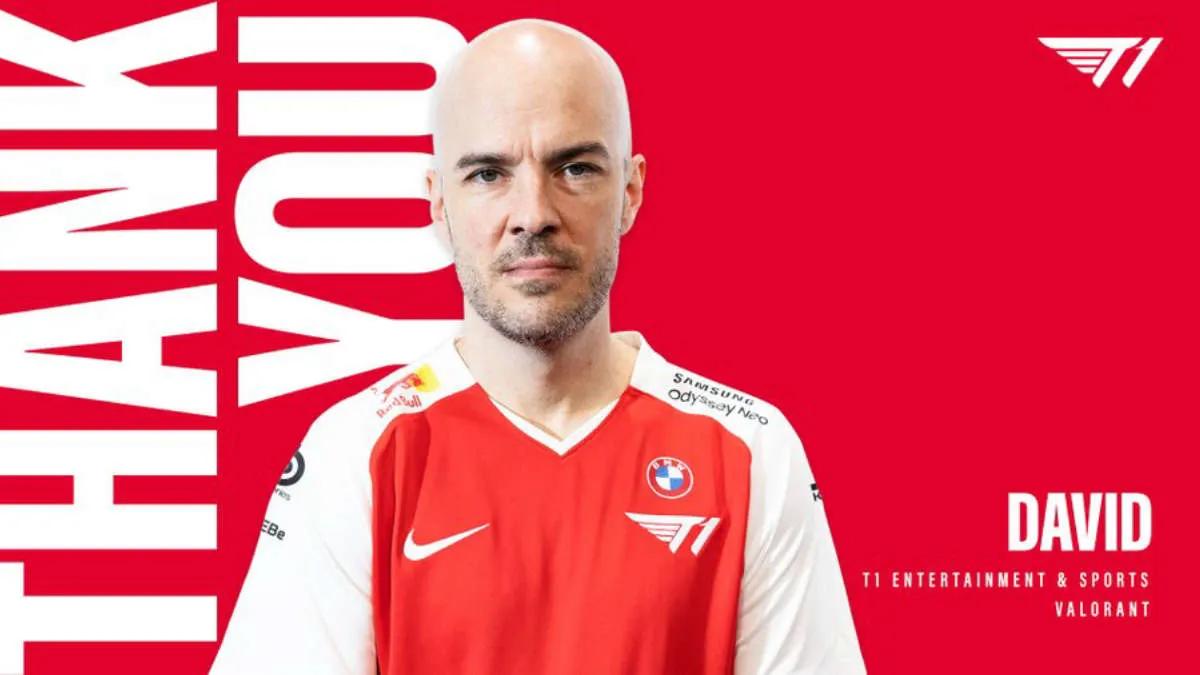 David Denis stepped down as T1 coach