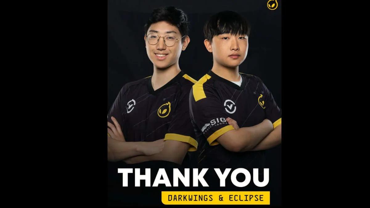 DarkWings and Eclipse left Dignitas Academy