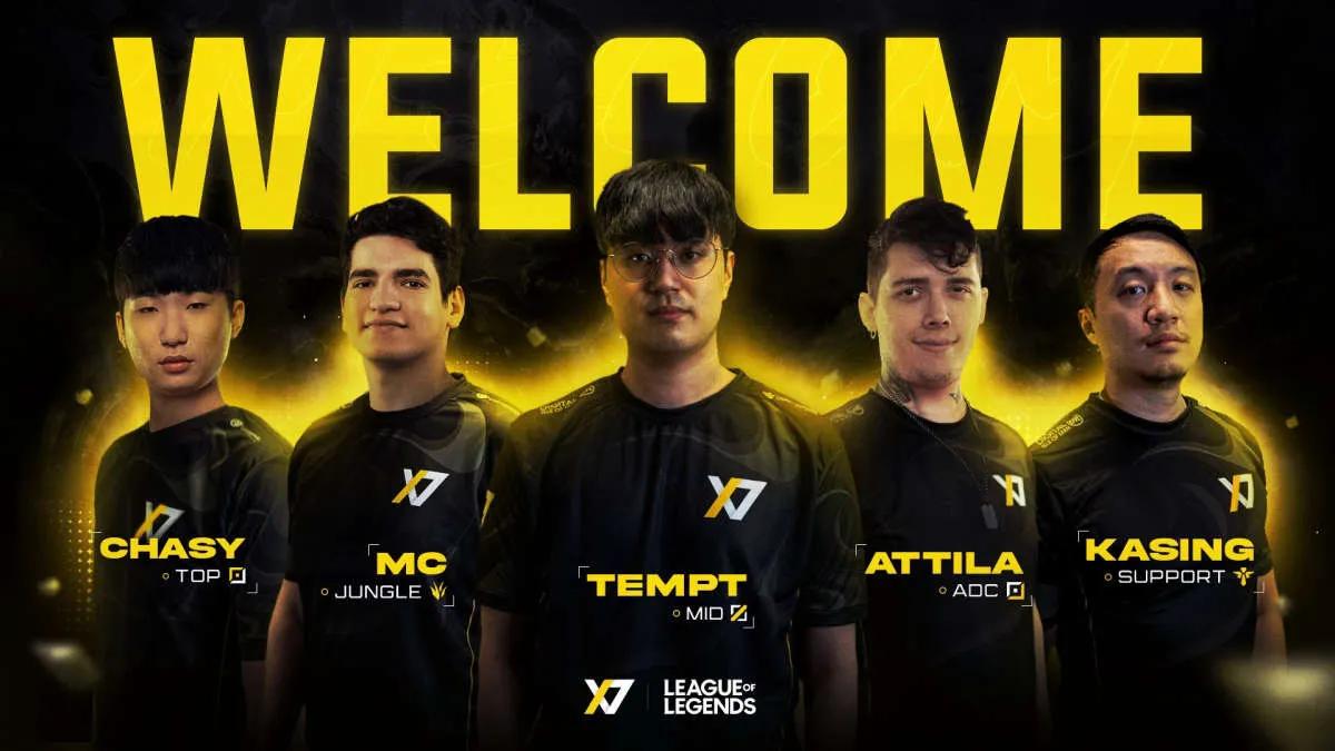 X7 Esports formed a new roster