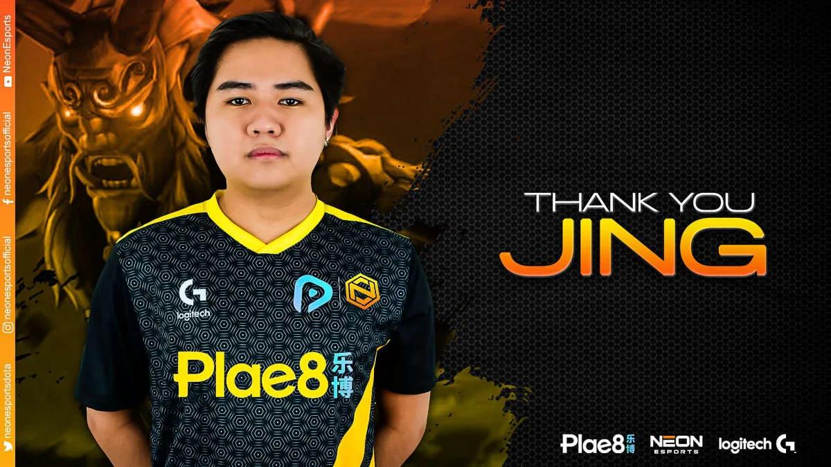 Neon Esports say goodbye to Jing