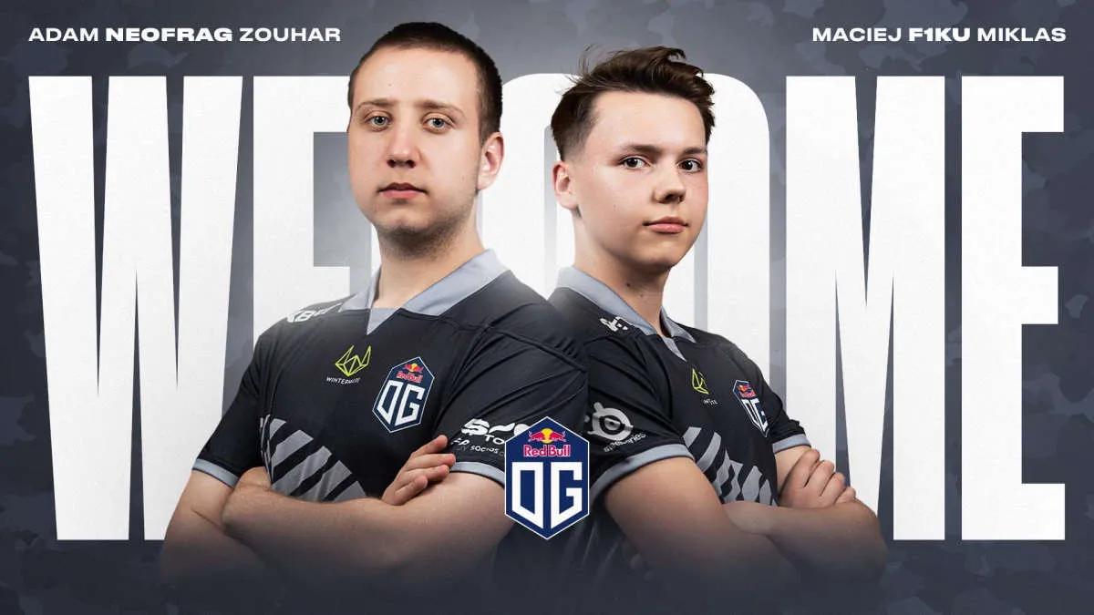 Official: NEOFRAG and F1KU join OG roster